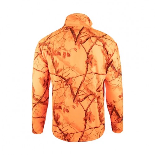 ΜΠΛΟΥΖΑ FLEECE CHALLENGER OUTDOOR HALF ZIP SA12-004 CAMOPIC FIRE 3D